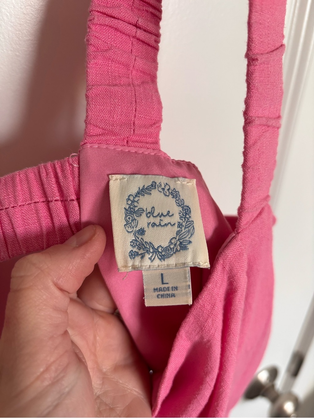 Blue Rain Pink Crop Top Bra - Picture 2 of 3